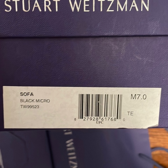 NEW Stuart Weitzman Sofa Black Stretch Pull On Loafer Black.Size 7.Made in Spain - Picture 12 of 14
